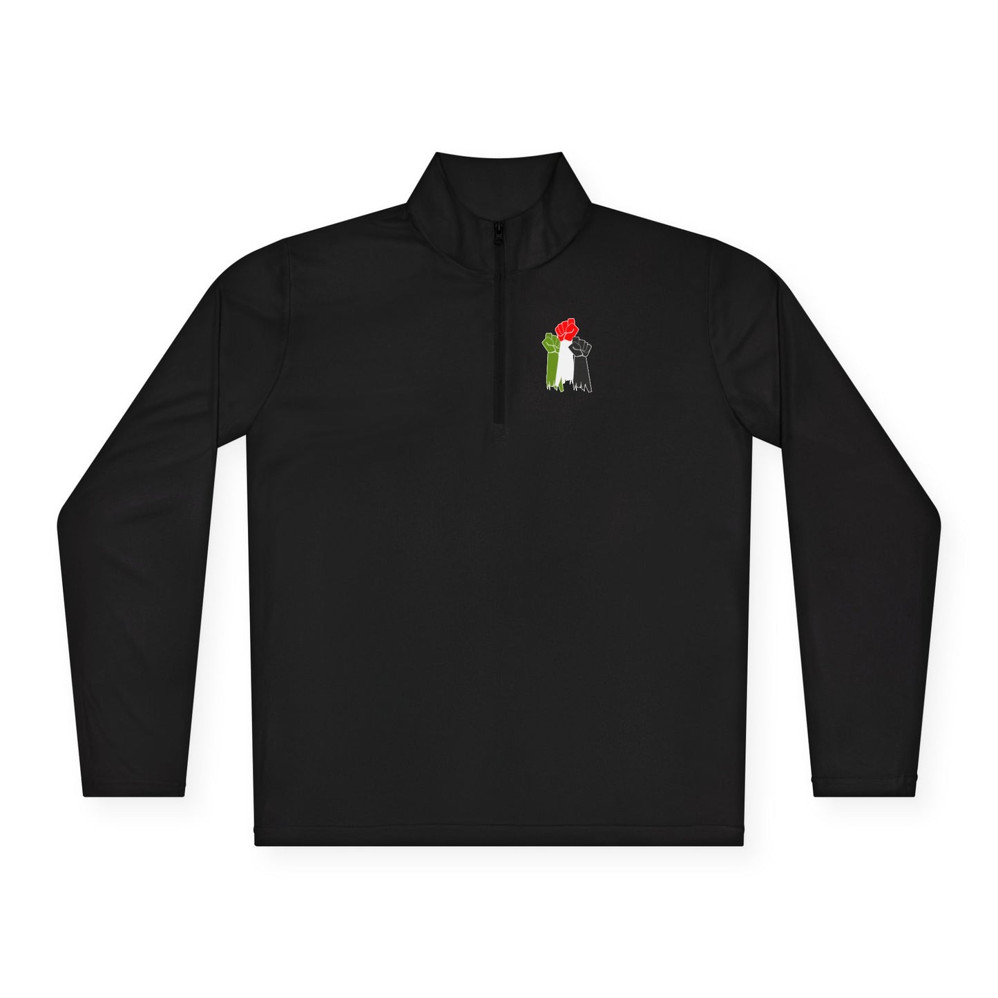 Free Palestine Unisex Quarter-Zip Pullover