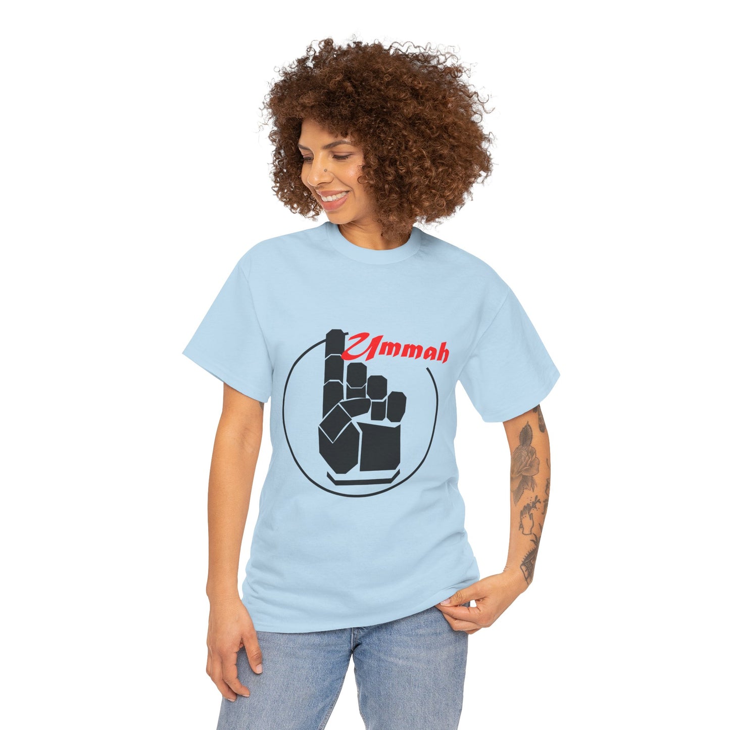 One Ummah Unisex Heavy Cotton Tee — Strength in Unity, Purpose in Design