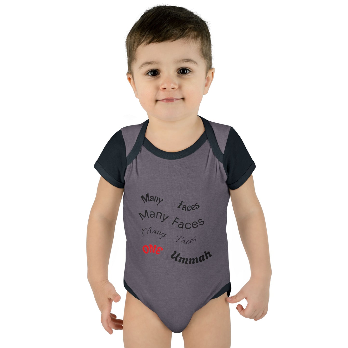 Many Faces One Ummah Infant Baby Rib Bodysuit – Joyful Comfort, United From the Start