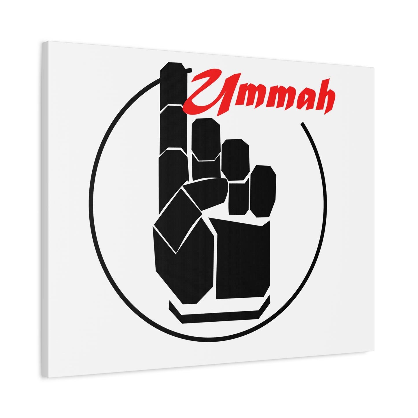 One Ummah Wall Canvas – Unity Through Faith