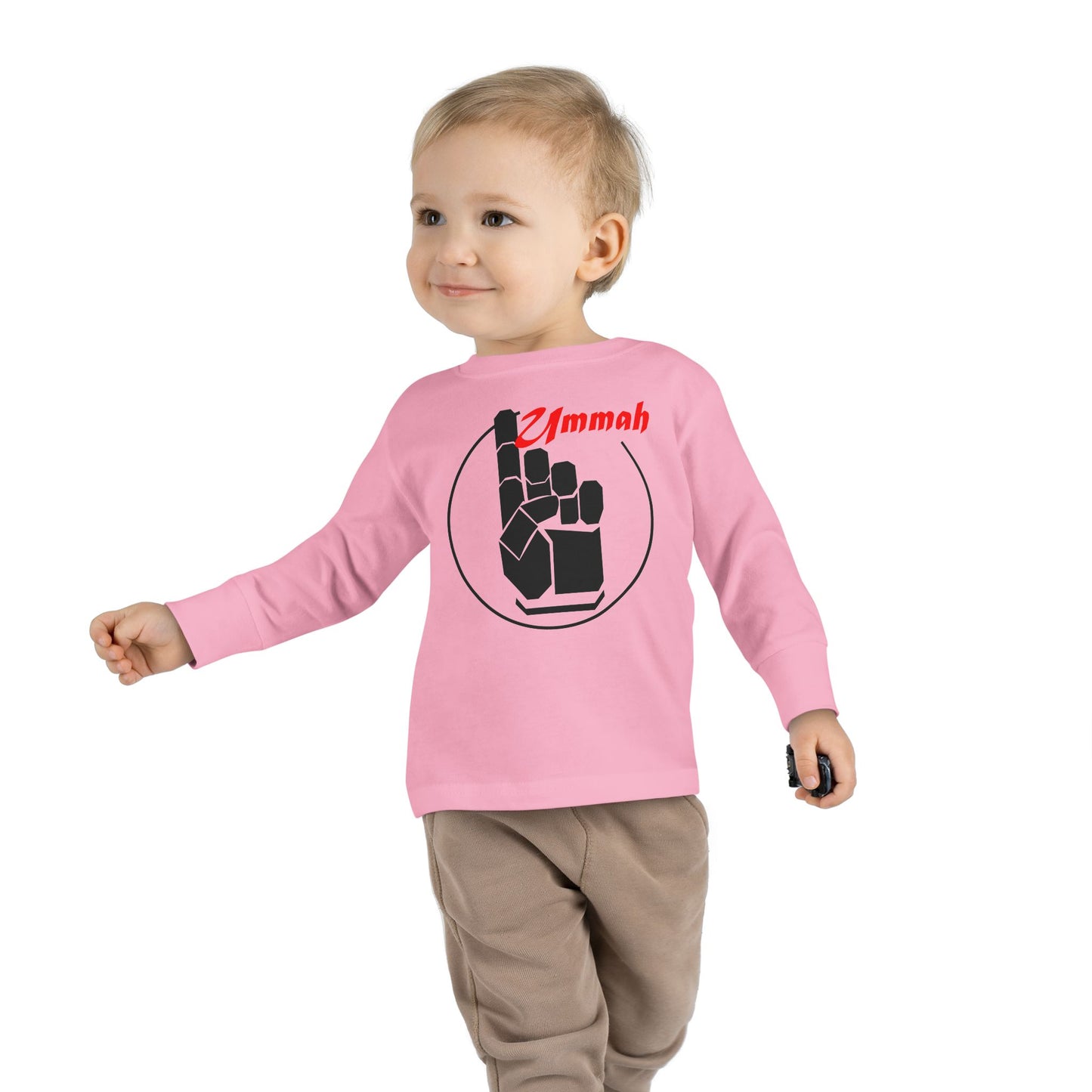 Many Faces One Ummah Toddler Long Sleeve Tee – Where Comfort Meets Community