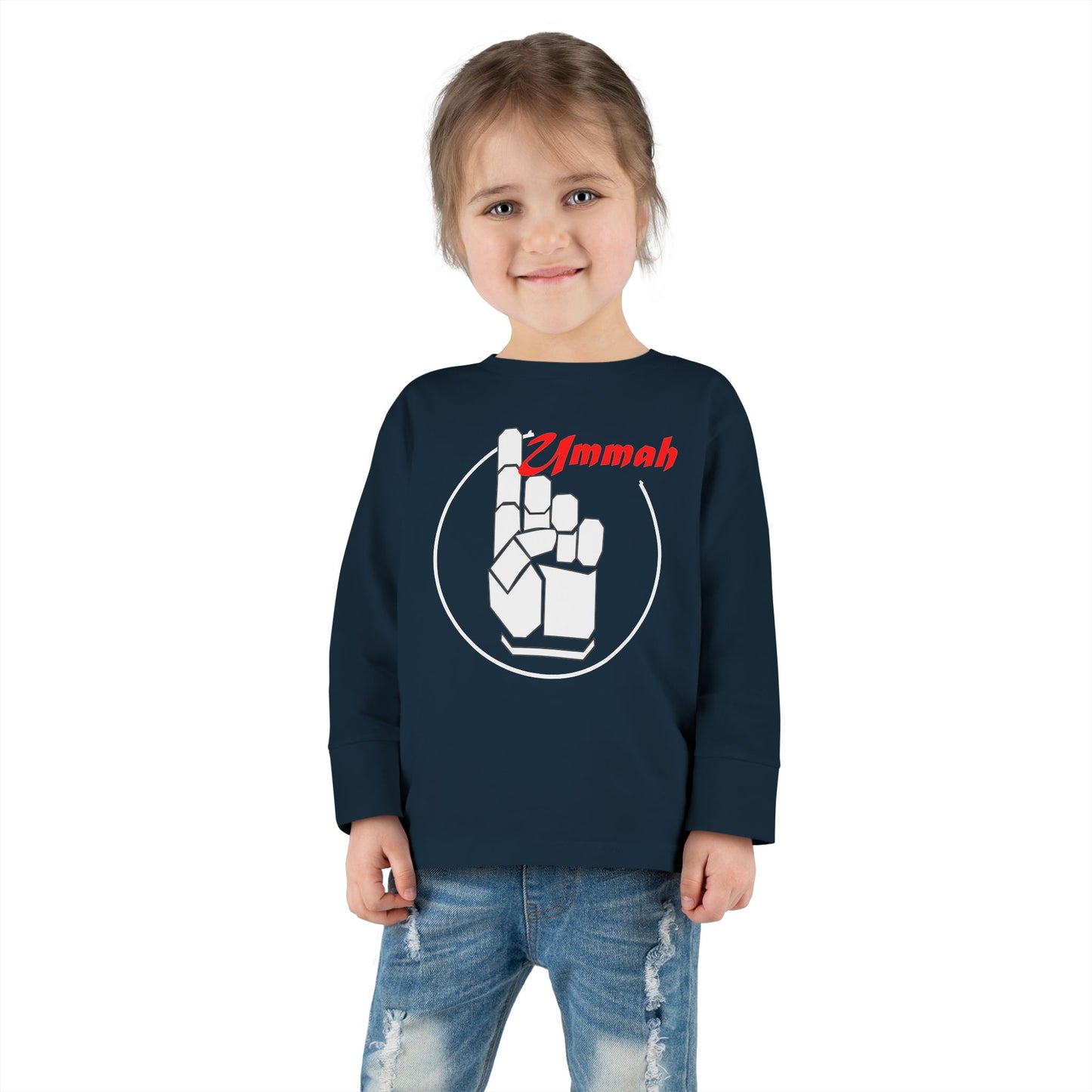 Many Faces One Ummah Toddler Long Sleeve Tee – Where Comfort Meets Community