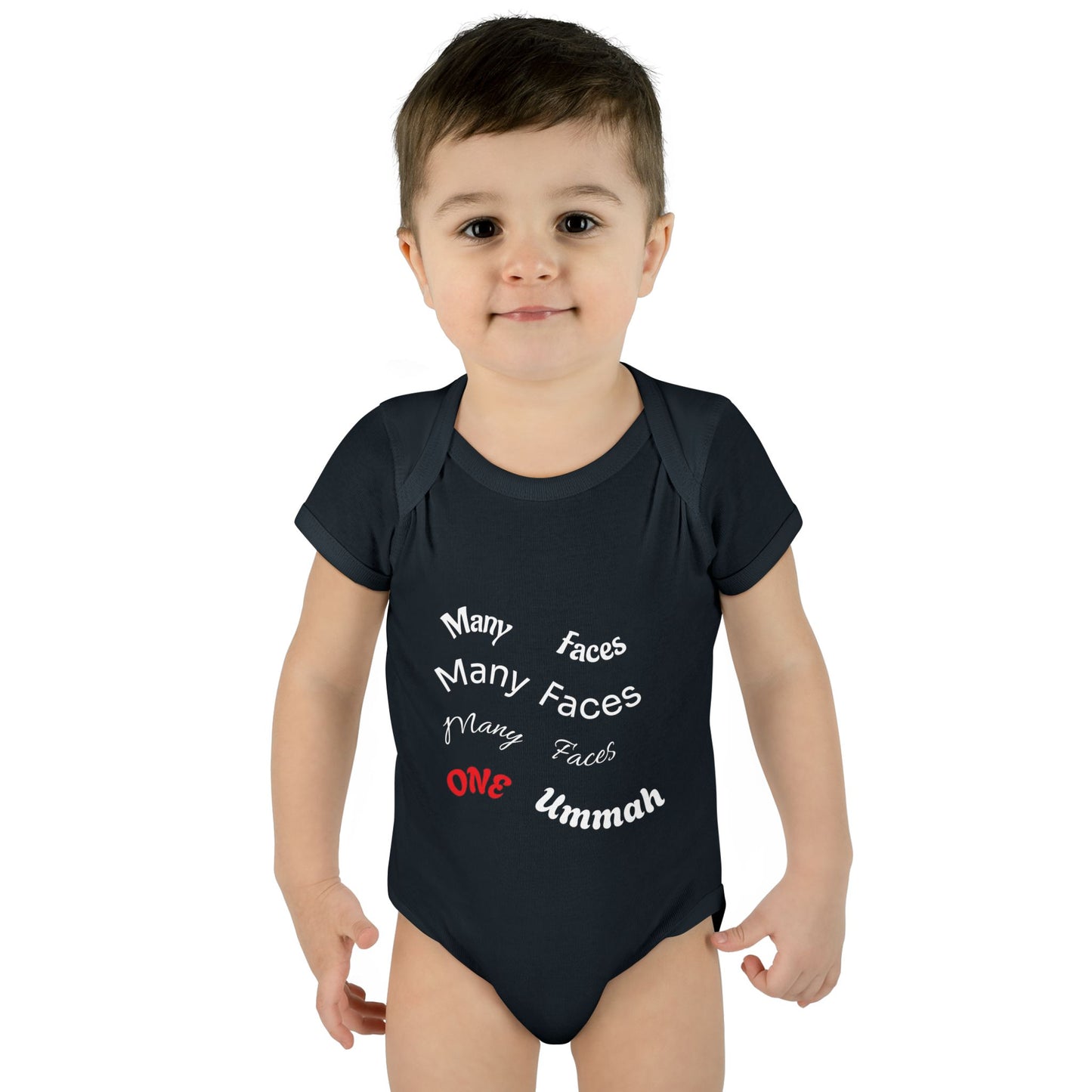Many Faces One Ummah Infant Baby Rib Bodysuit – Joyful Comfort, United From the Start
