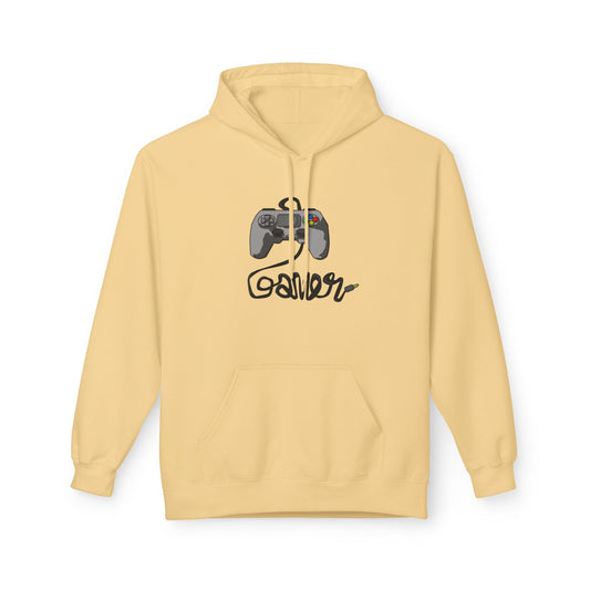 Men's Halal Gaming Controller Hoodie — “Gamer” Front Design & ‘Achievement Unlocked: Sabr’ Back Spiral