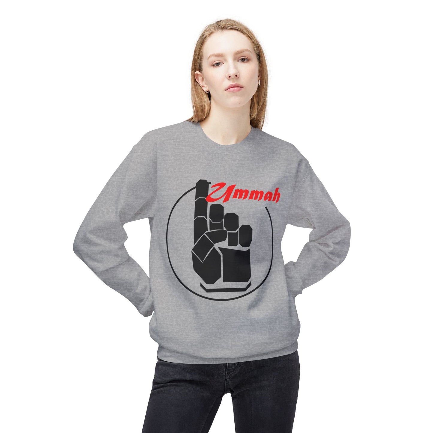 One Ummah Unisex Fleece Sweatshirt – Unity in Comfort