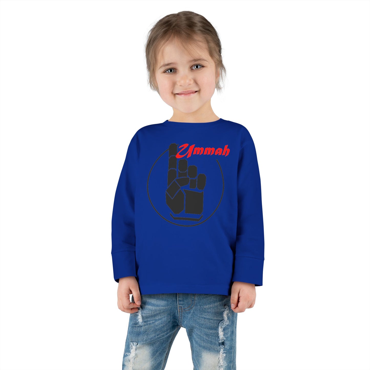 Many Faces One Ummah Toddler Long Sleeve Tee – Where Comfort Meets Community
