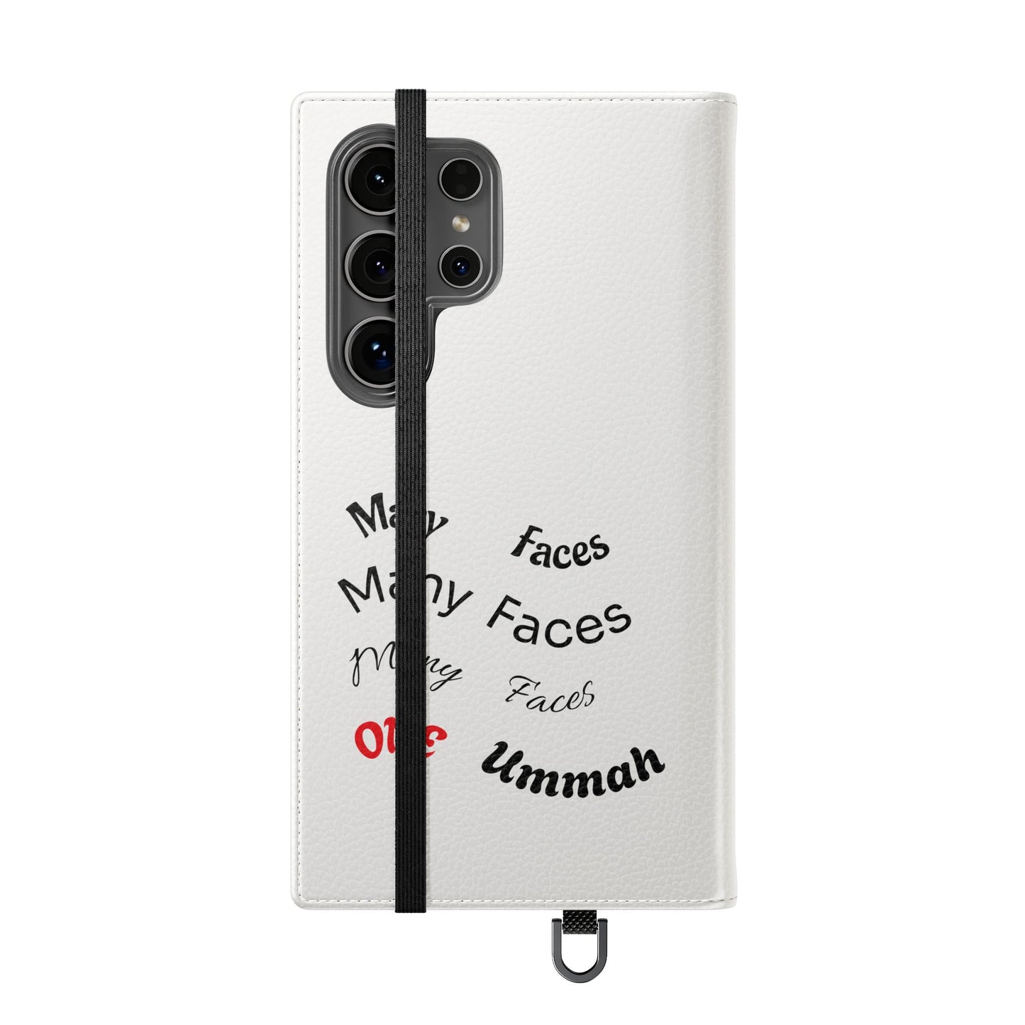 Many Faces, One Ummah Flip Case — where purpose meets protection.