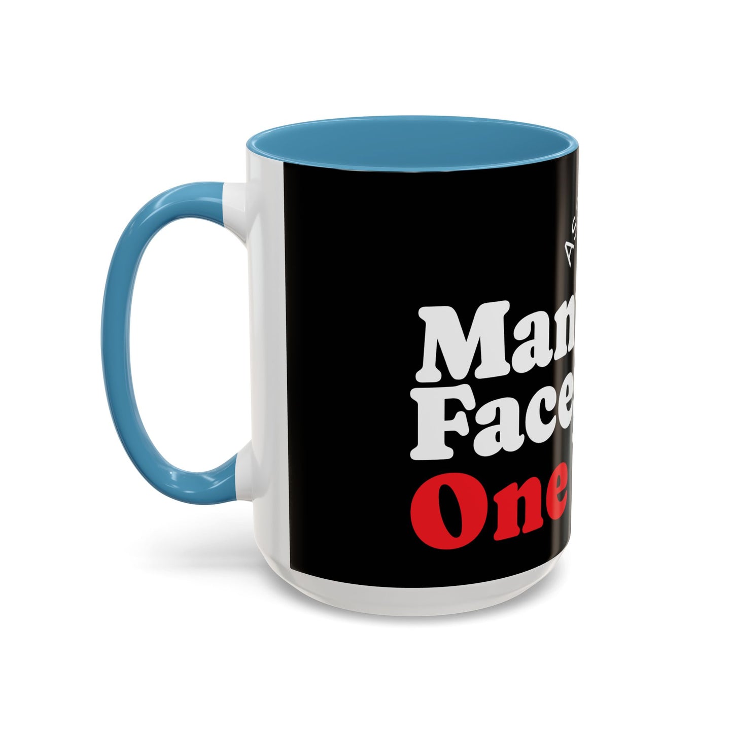 Many Faces, One Ummah Accent Coffee Mug – Sip with Unity