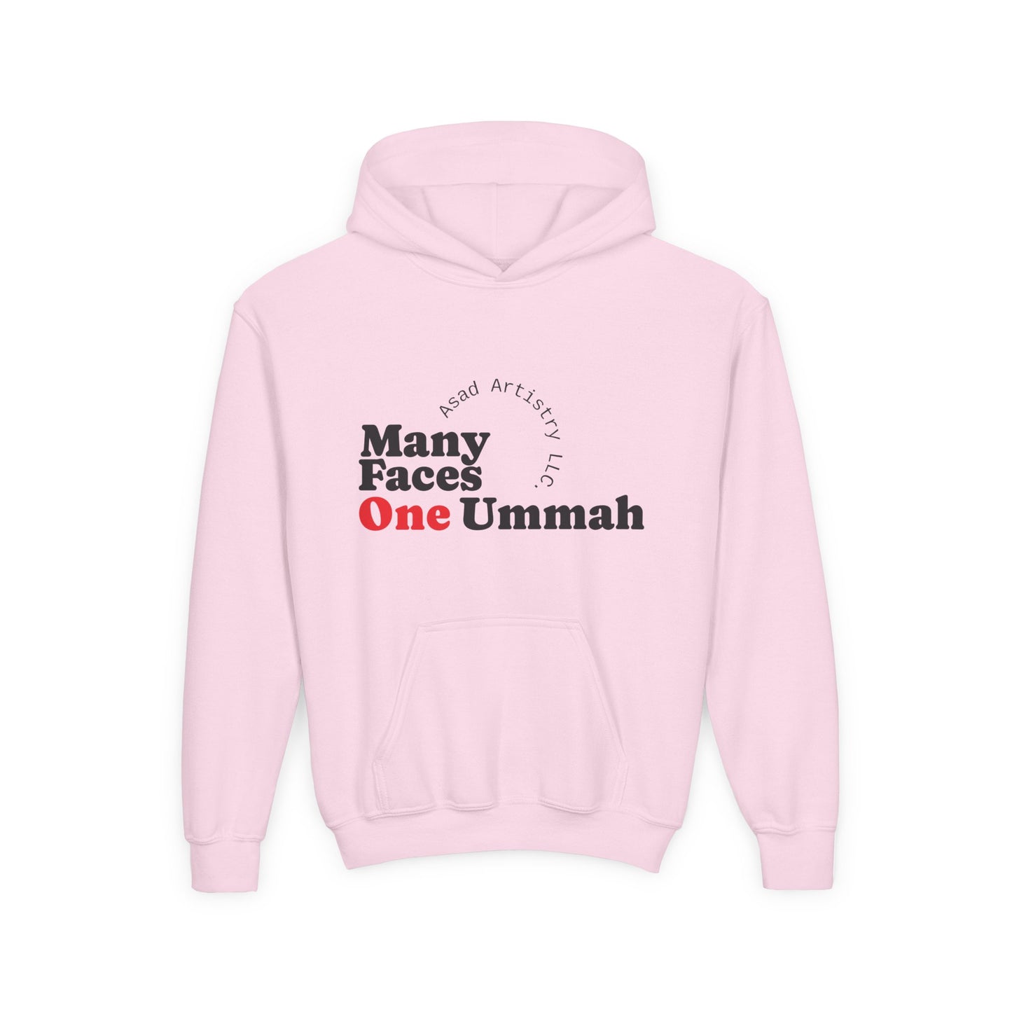 Youth Hoodie – Many Faces, One Ummah: Unity in Comfort
