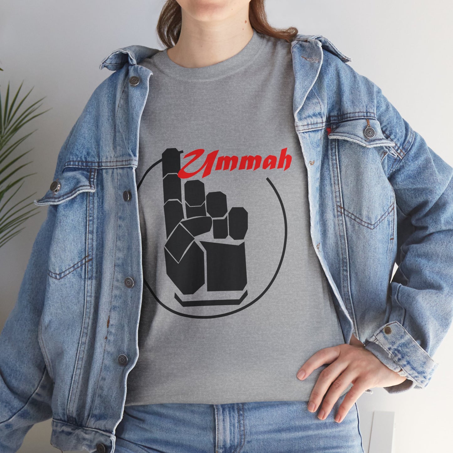 One Ummah Unisex Heavy Cotton Tee — Strength in Unity, Purpose in Design