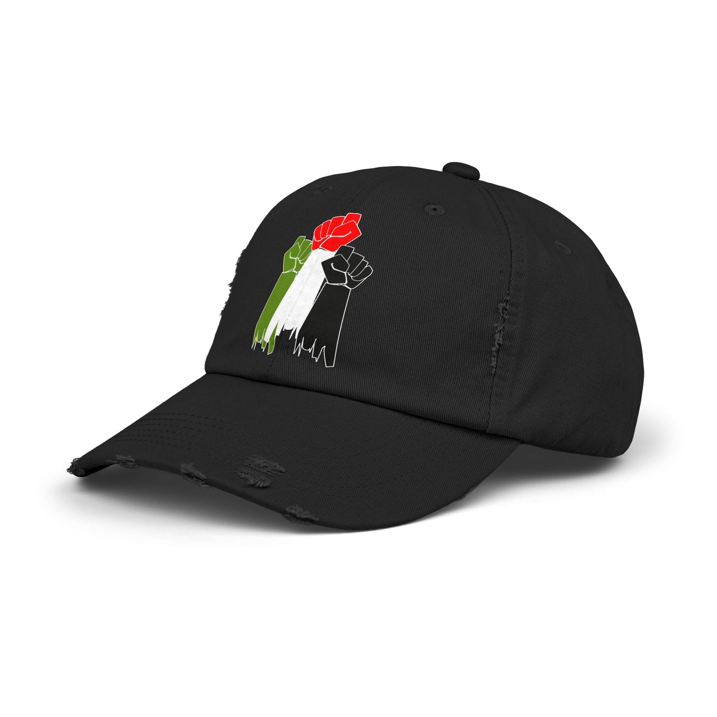 Free Palestine-Unity Distressed Cap