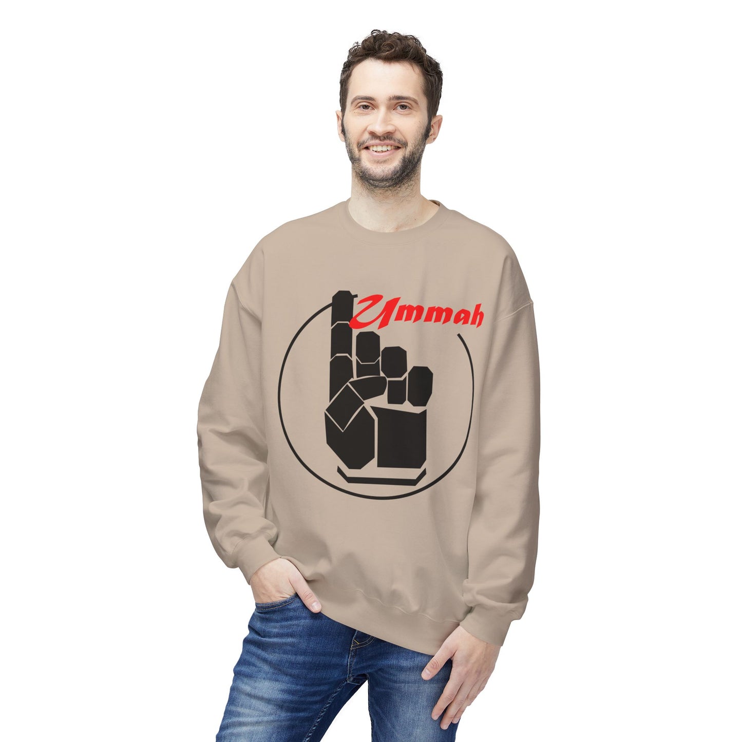 One Ummah Unisex Fleece Sweatshirt – Unity in Comfort
