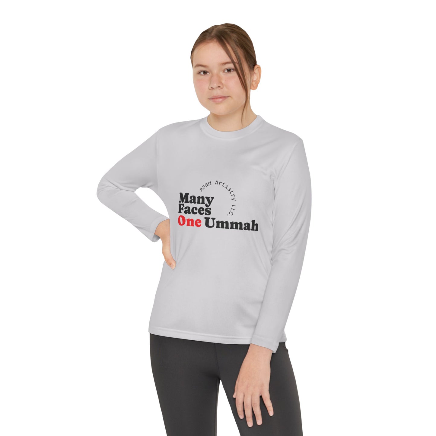 Youth Long Sleeve Competitor Tee – Strength, Unity, and Performance