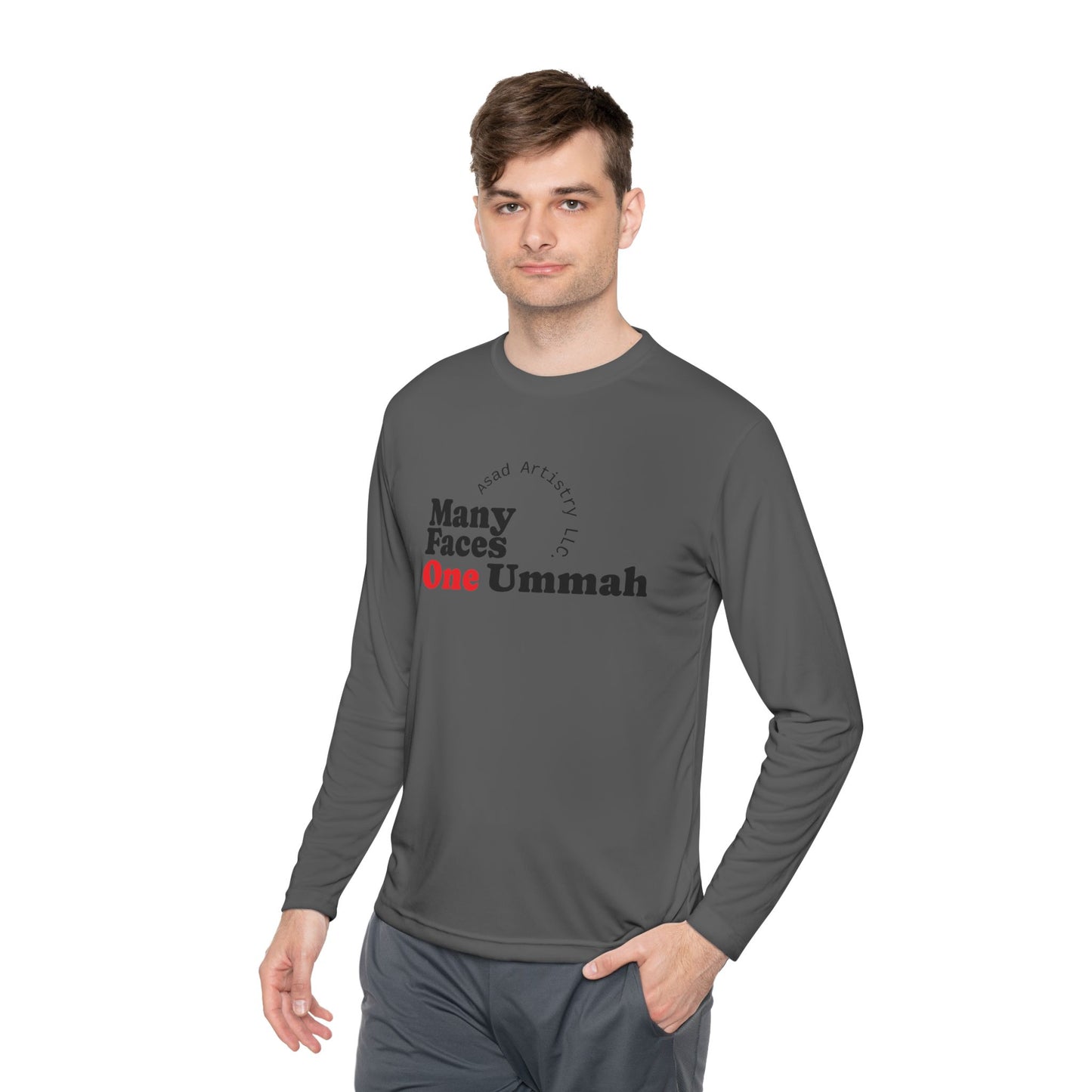 One Ummah Unisex Lightweight Long Sleeve Tee – Comfort, Style, and Unity in Every Wear