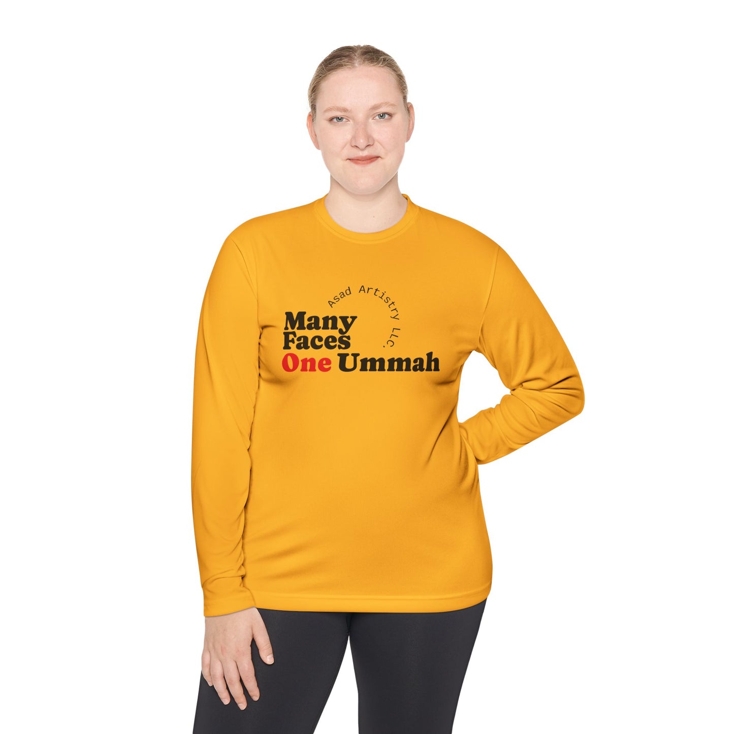 One Ummah Unisex Lightweight Long Sleeve Tee – Comfort, Style, and Unity in Every Wear