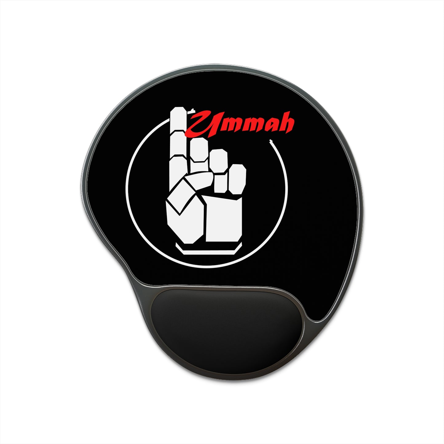 Ergonomic Mouse Pad with Wrist Rest W/ One Ummah Logo