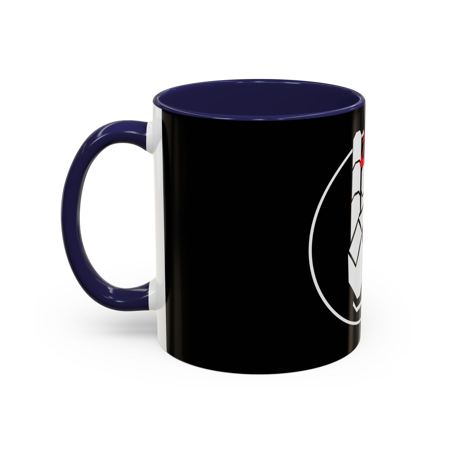White One Ummah Logo Accent Coffee Mug