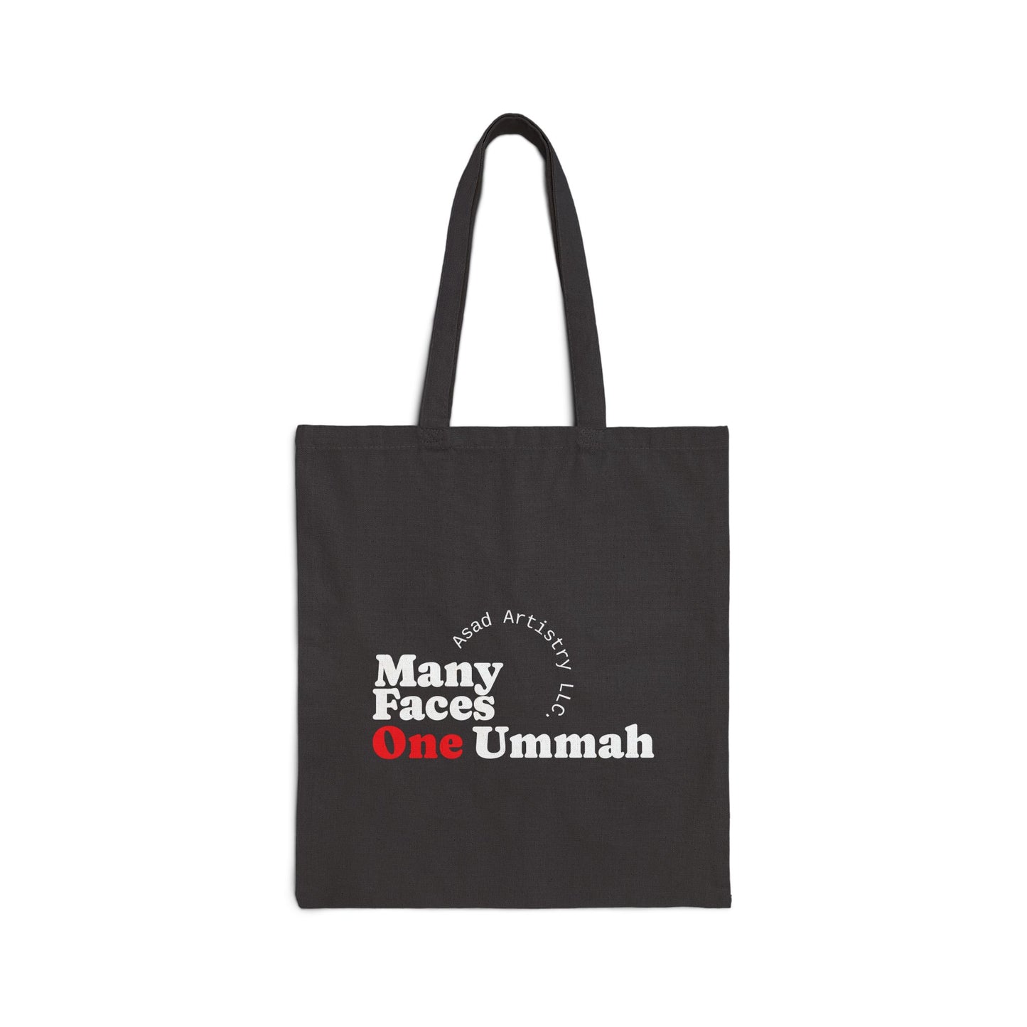 One Ummah Cotton Canvas Tote Bag – Eco-Friendly, Reusable Shopping Bag