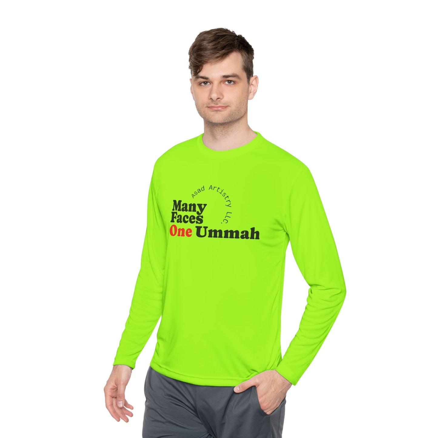 One Ummah Unisex Lightweight Long Sleeve Tee – Comfort, Style, and Unity in Every Wear