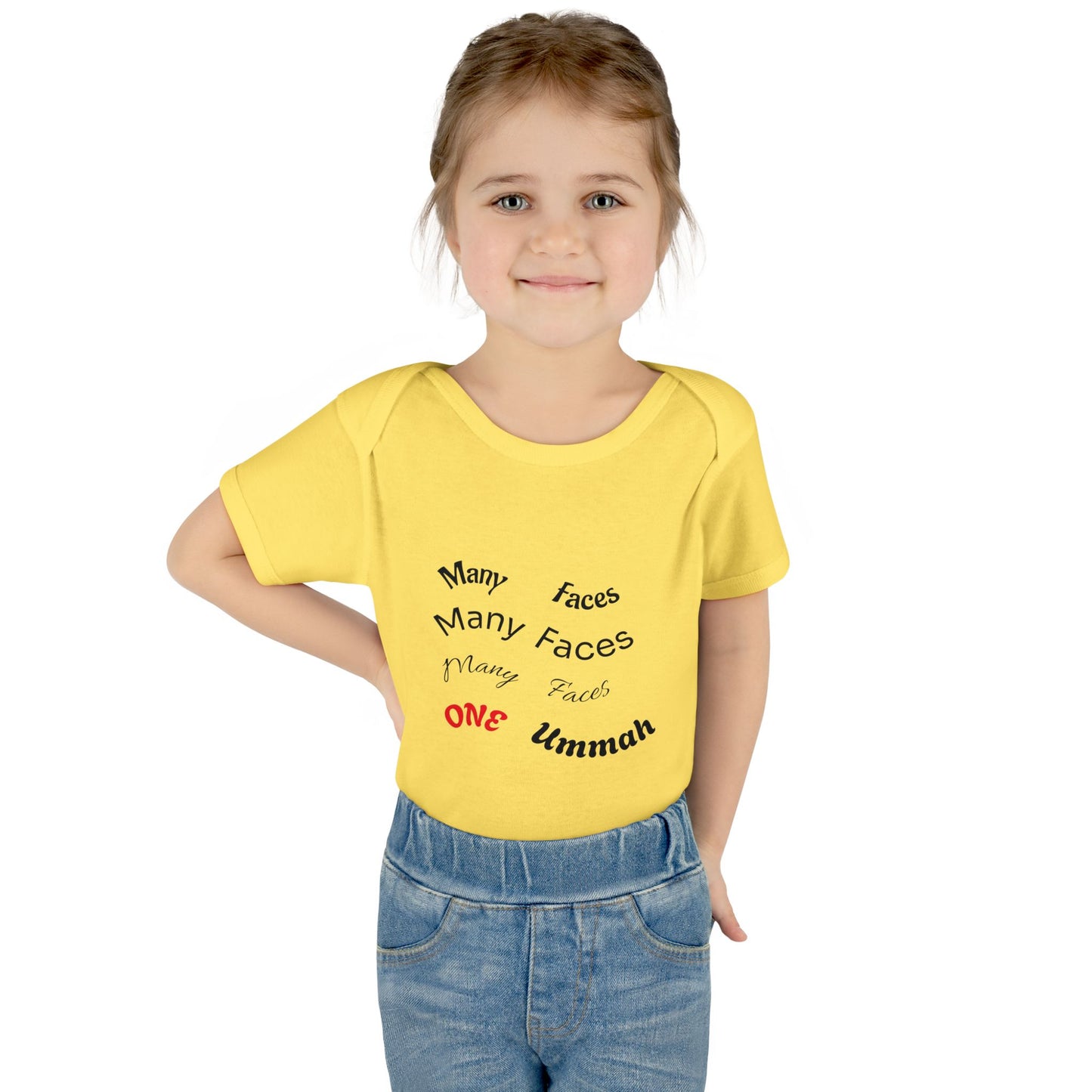 Many Faces One Ummah Infant Baby Rib Bodysuit – Joyful Comfort, United From the Start