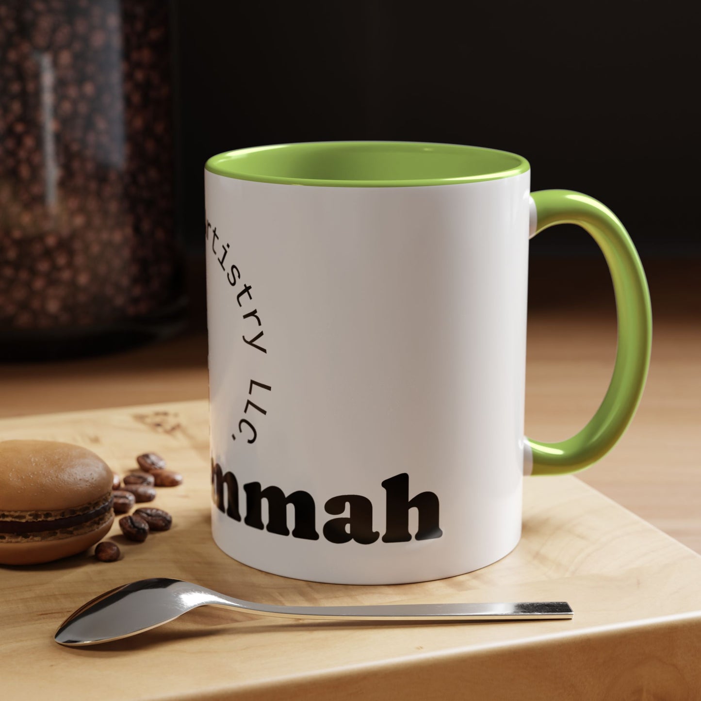 Many Faces, One Ummah Accent Coffee Mug