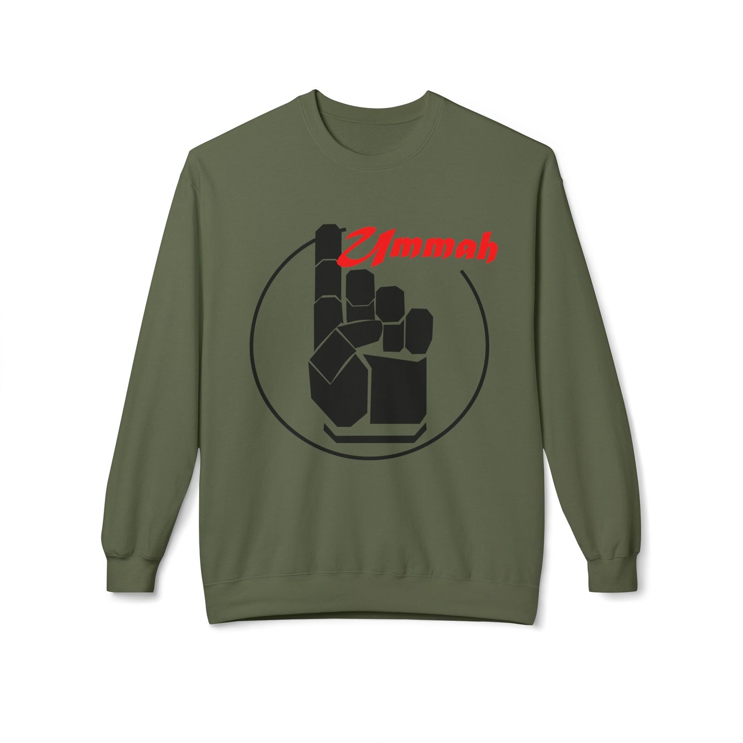 One Ummah Unisex Fleece Sweatshirt – Unity in Comfort