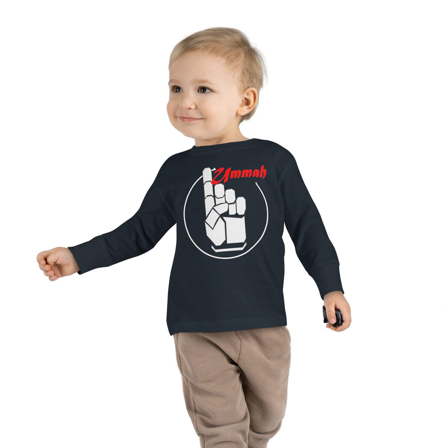 Many Faces One Ummah Toddler Long Sleeve Tee – Where Comfort Meets Community