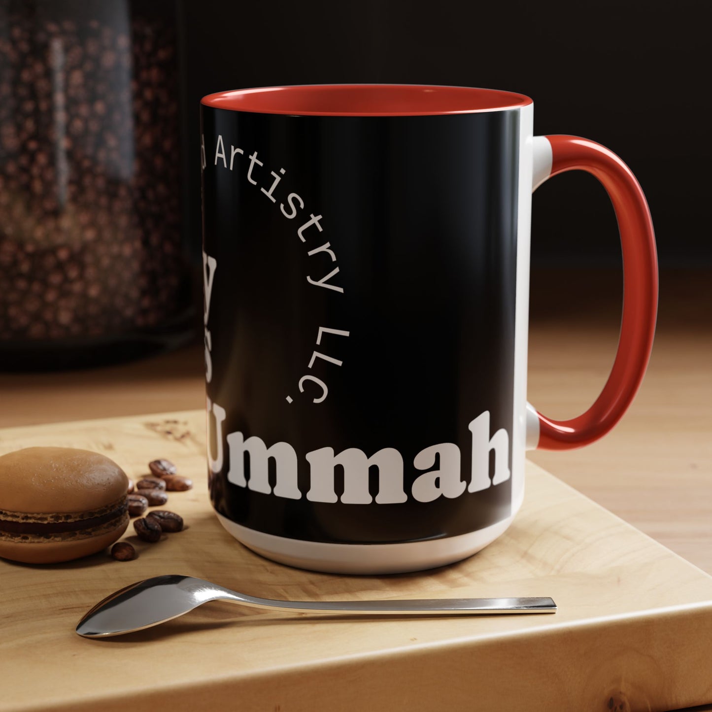 Many Faces, One Ummah Accent Coffee Mug – Sip with Unity