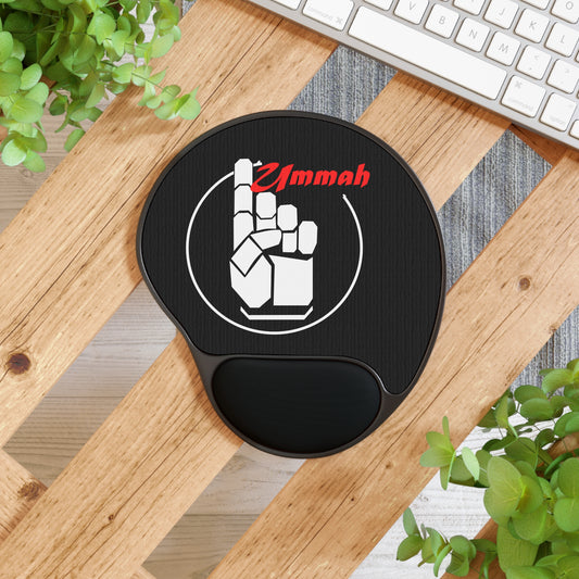 Ergonomic Mouse Pad with Wrist Rest W/ One Ummah Logo
