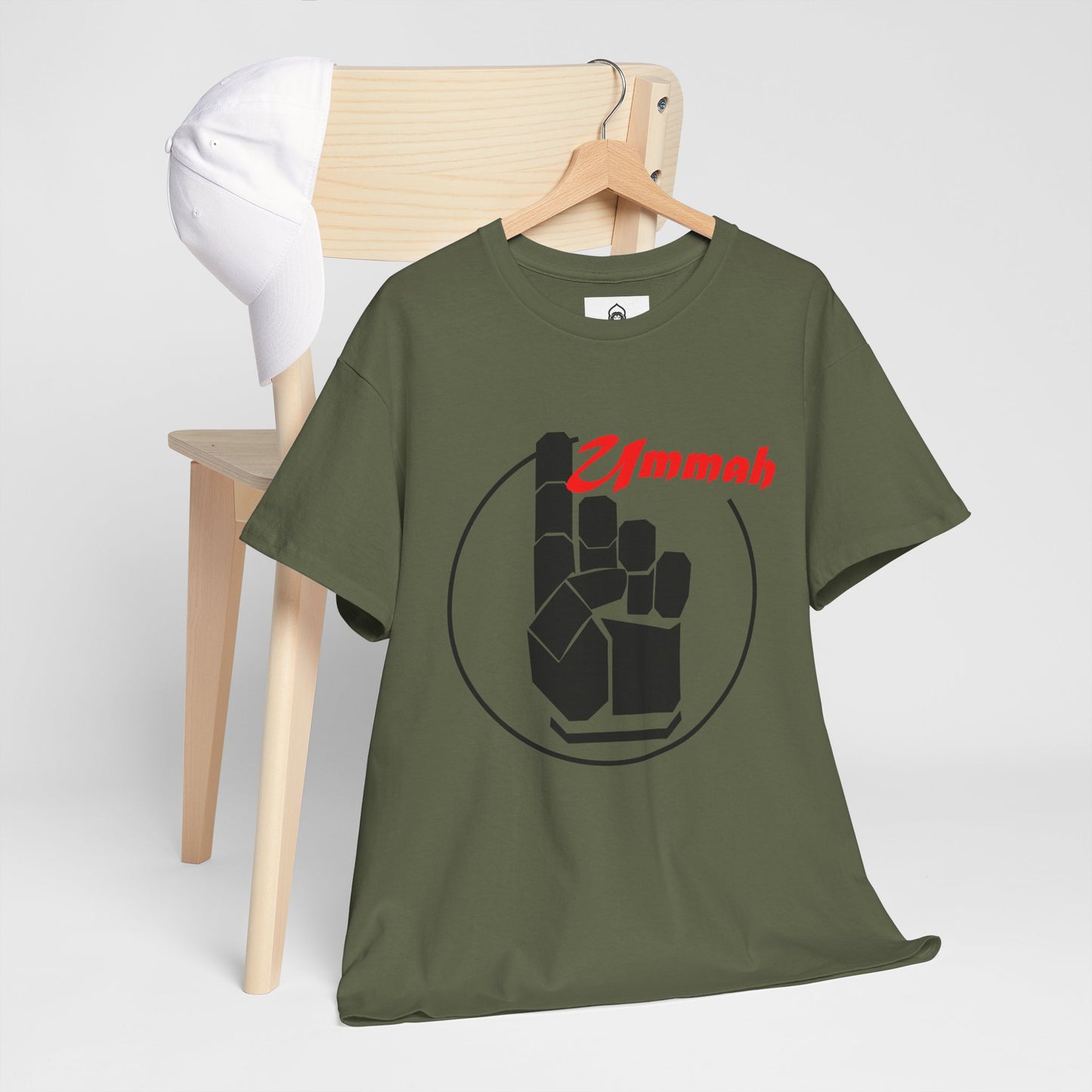 Unisex Heavy Cotton T-Shirt – "Many Faces, One Ummah"