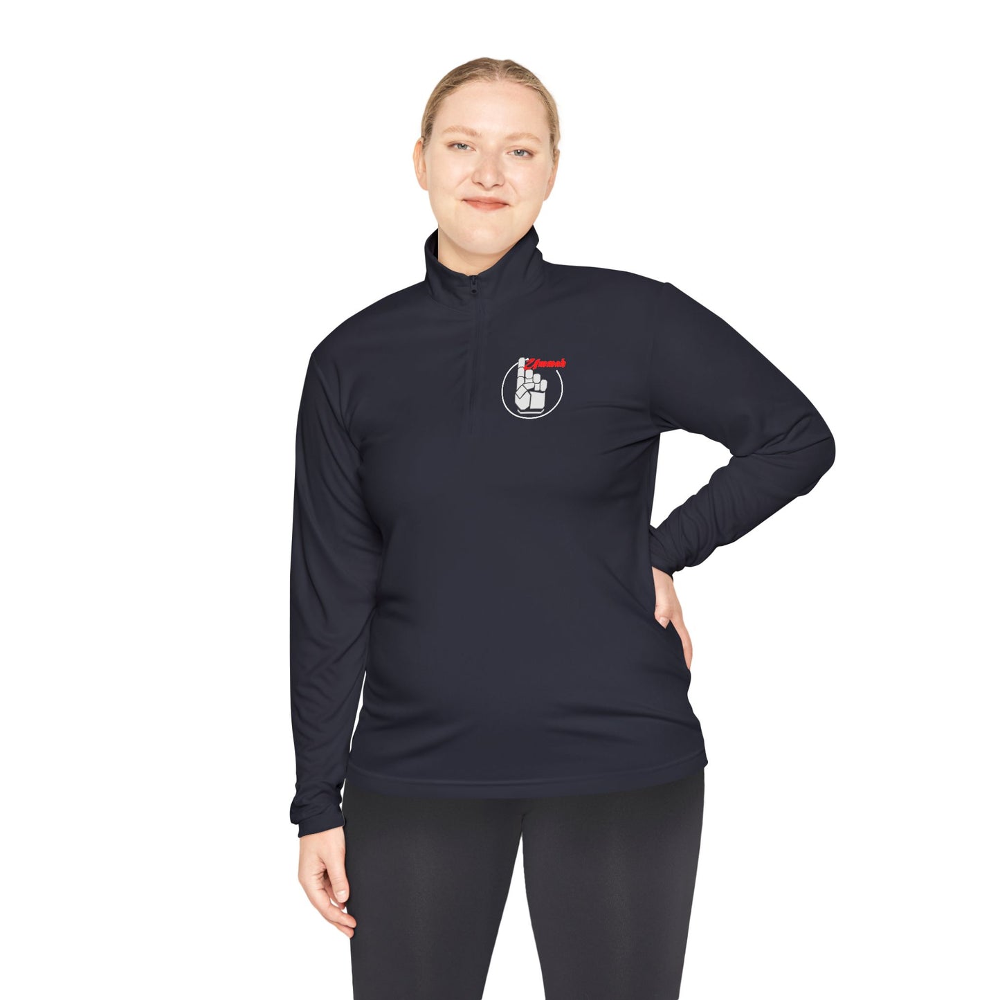 One Ummah Unisex Quarter-Zip Pullover – Performance, Style, and Unity