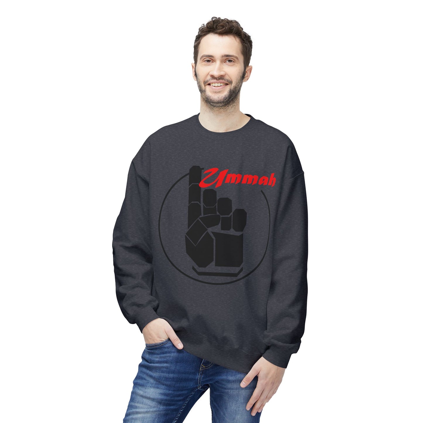 One Ummah Unisex Fleece Sweatshirt – Unity in Comfort