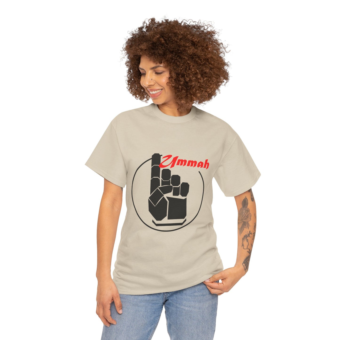 One Ummah Unisex Heavy Cotton Tee — Strength in Unity, Purpose in Design