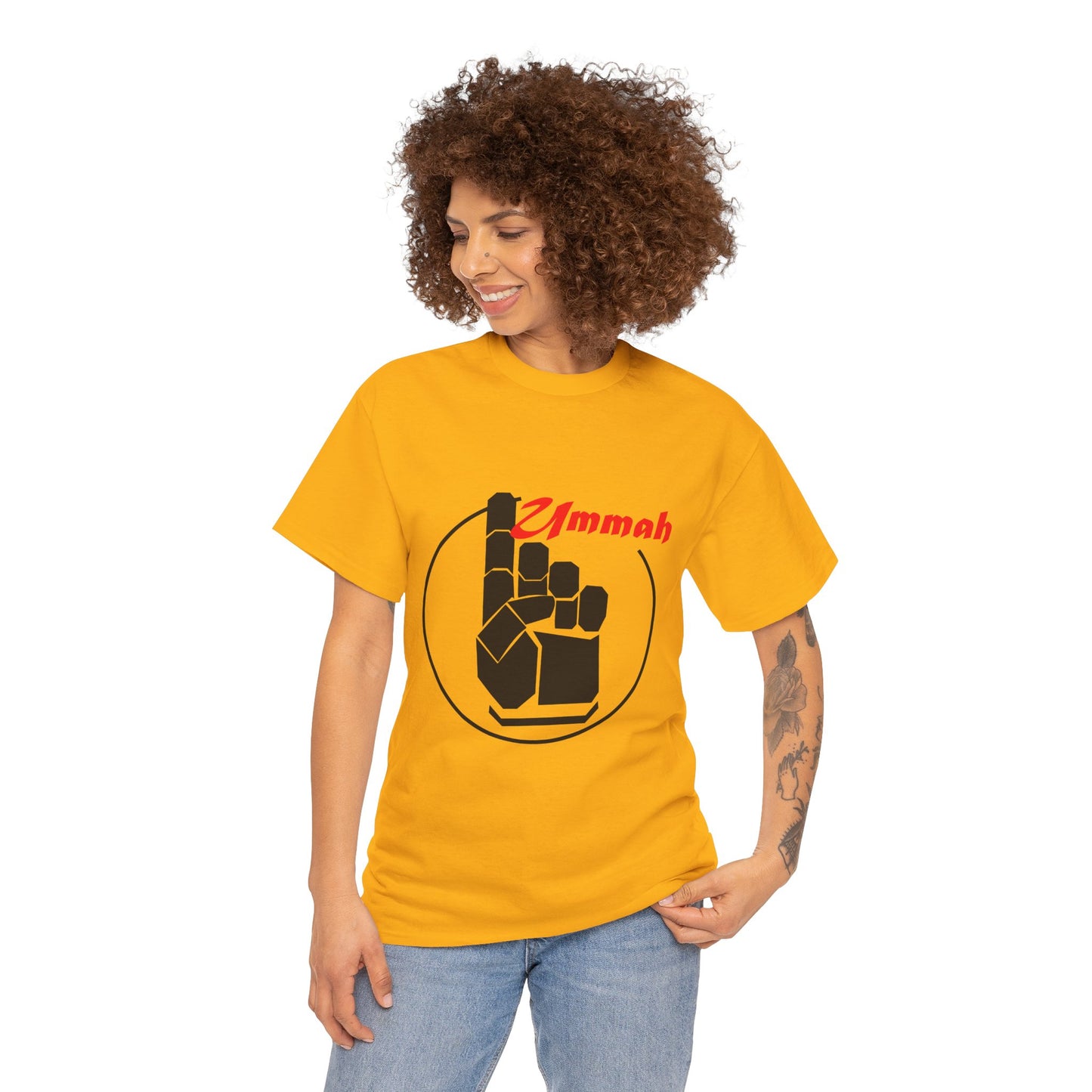 One Ummah Unisex Heavy Cotton Tee — Strength in Unity, Purpose in Design