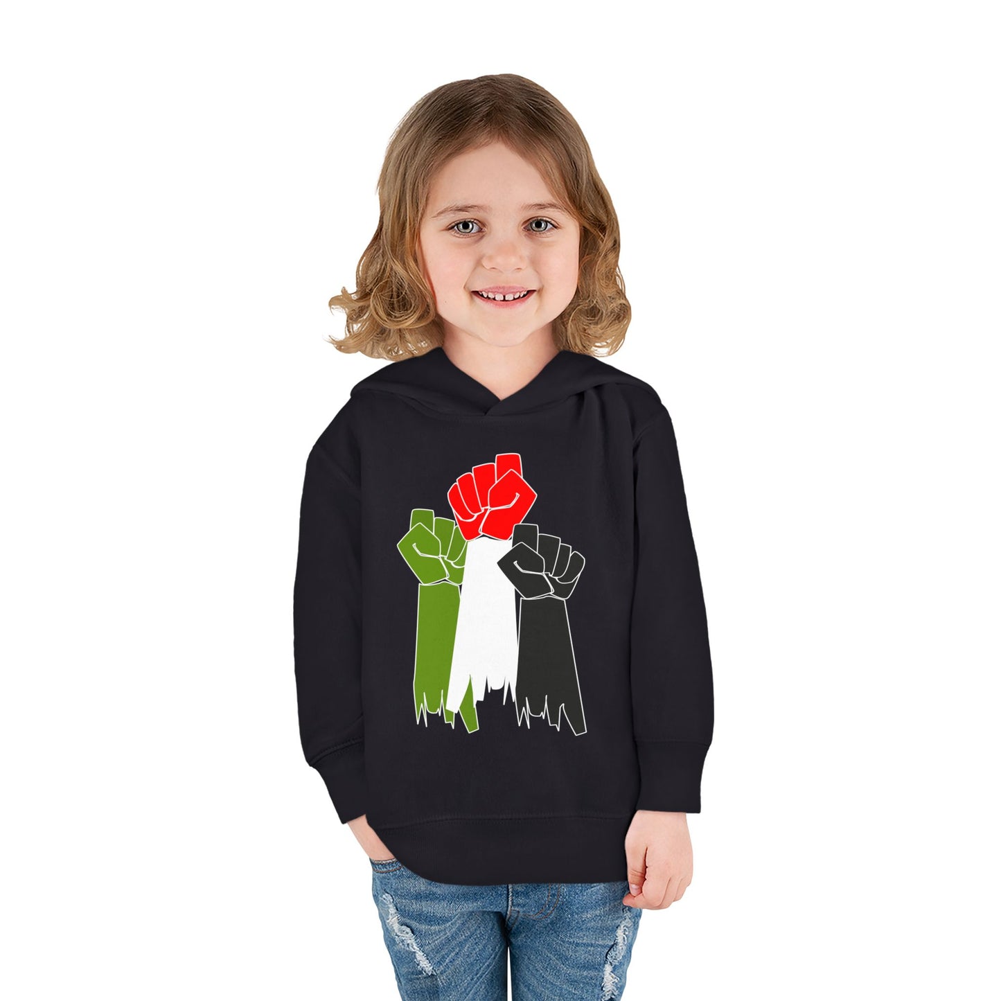 Free Palestine- Toddler Pullover Fleece Hoodie
