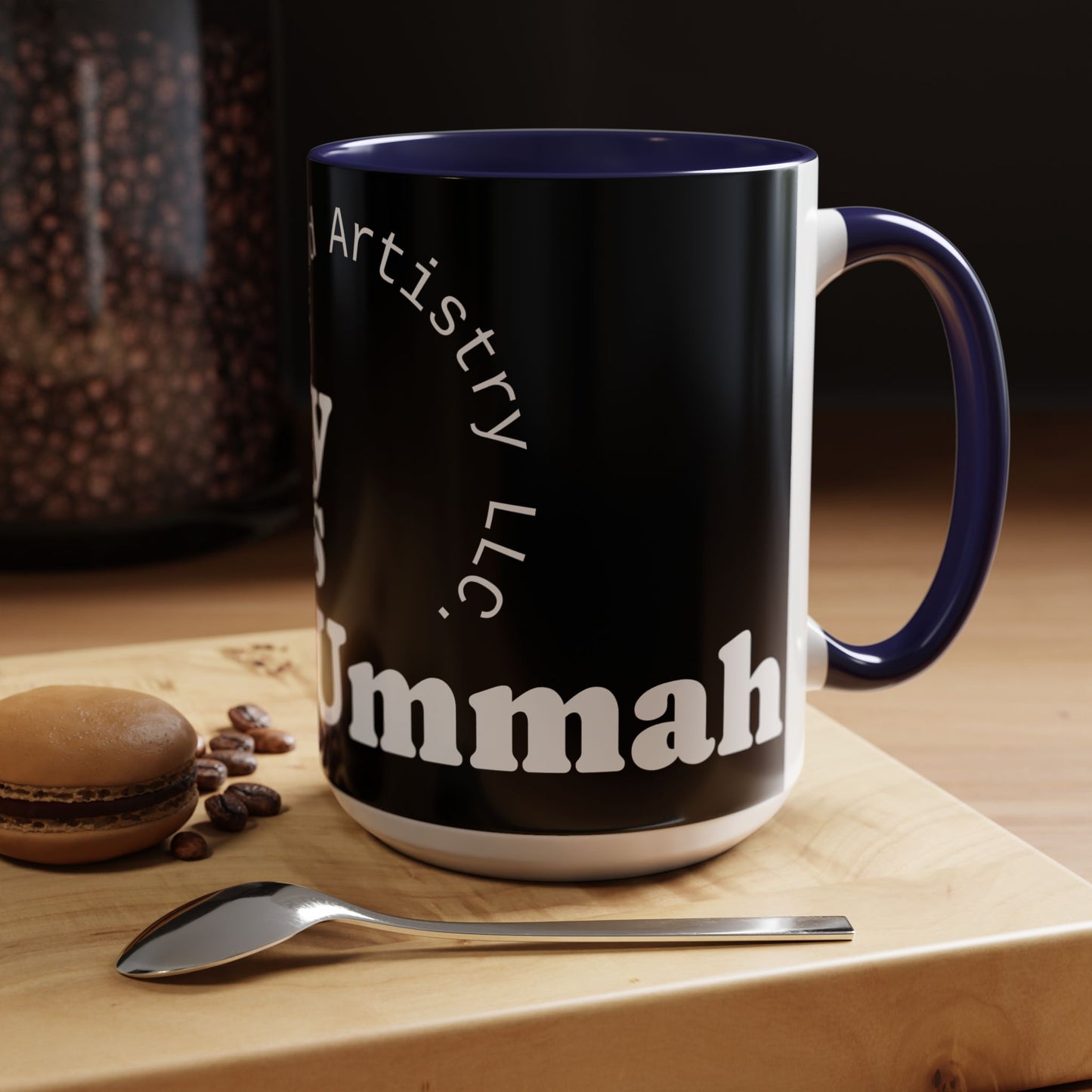 Many Faces, One Ummah Accent Coffee Mug – Sip with Unity