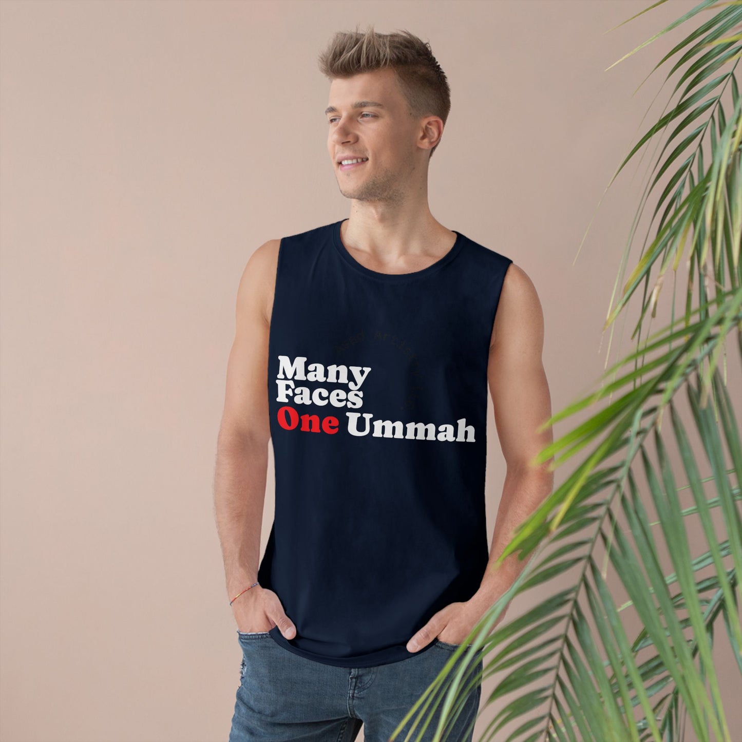 Many Faces One Ummah Unisex Barnard Tank – Unite in Comfort and Style