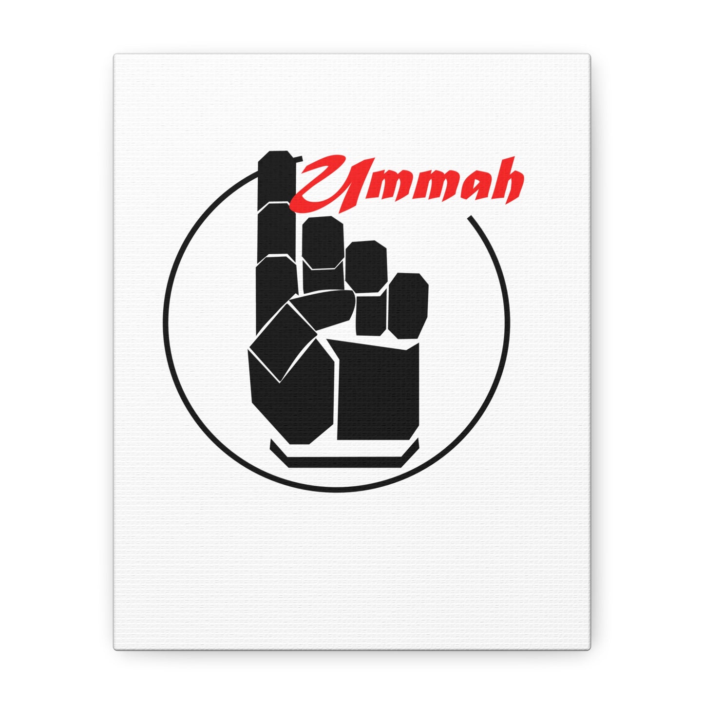 One Ummah Wall Canvas – Unity Through Faith