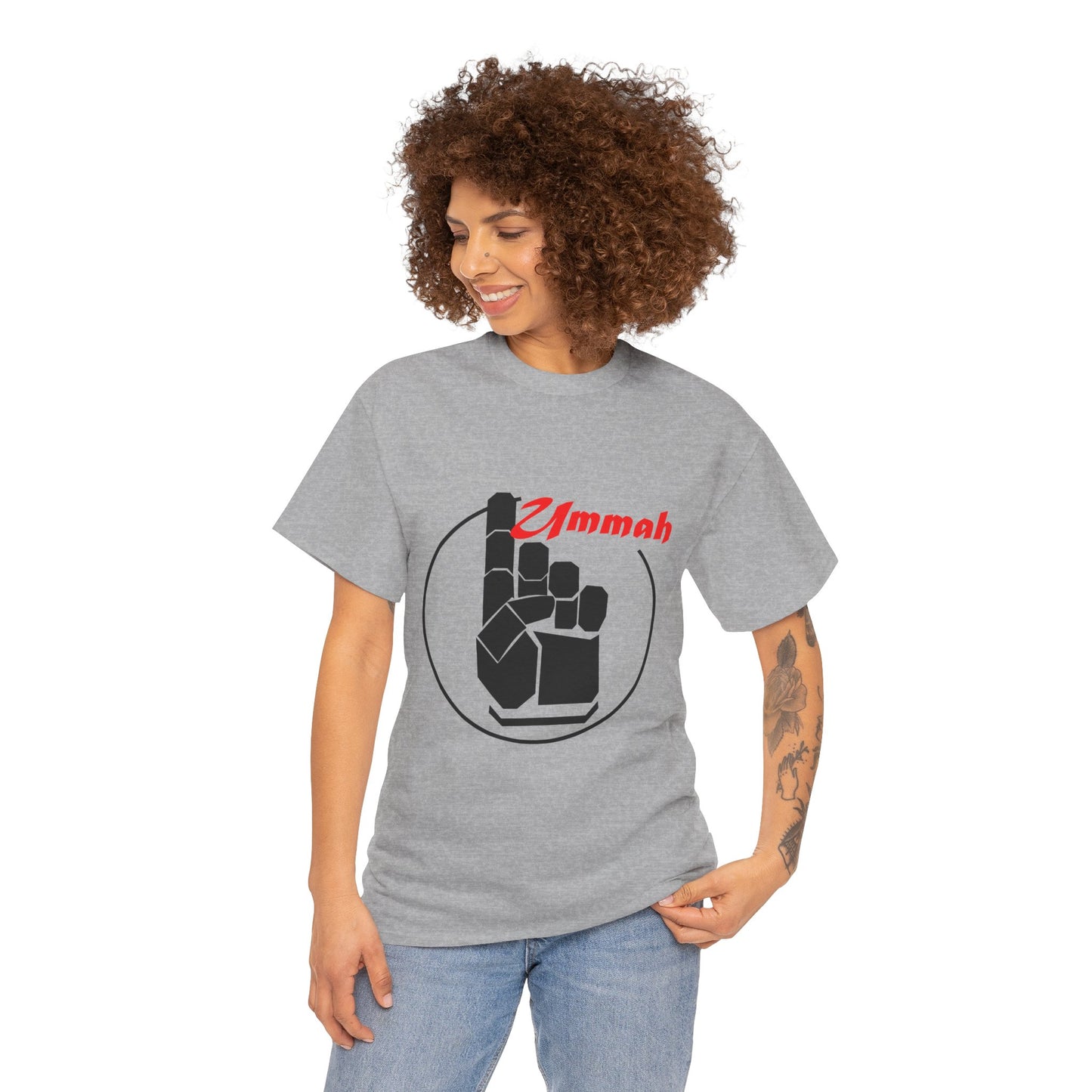 One Ummah Unisex Heavy Cotton Tee — Strength in Unity, Purpose in Design