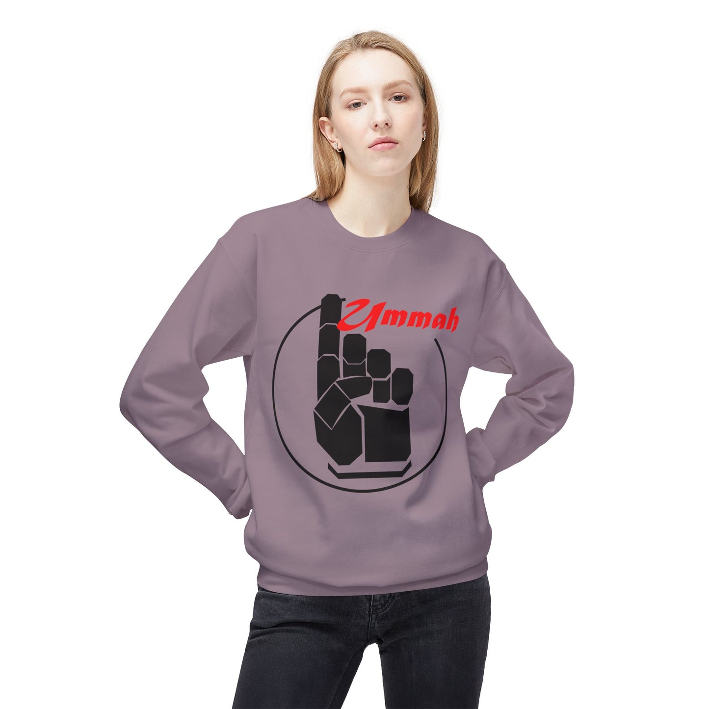 One Ummah Unisex Fleece Sweatshirt – Unity in Comfort