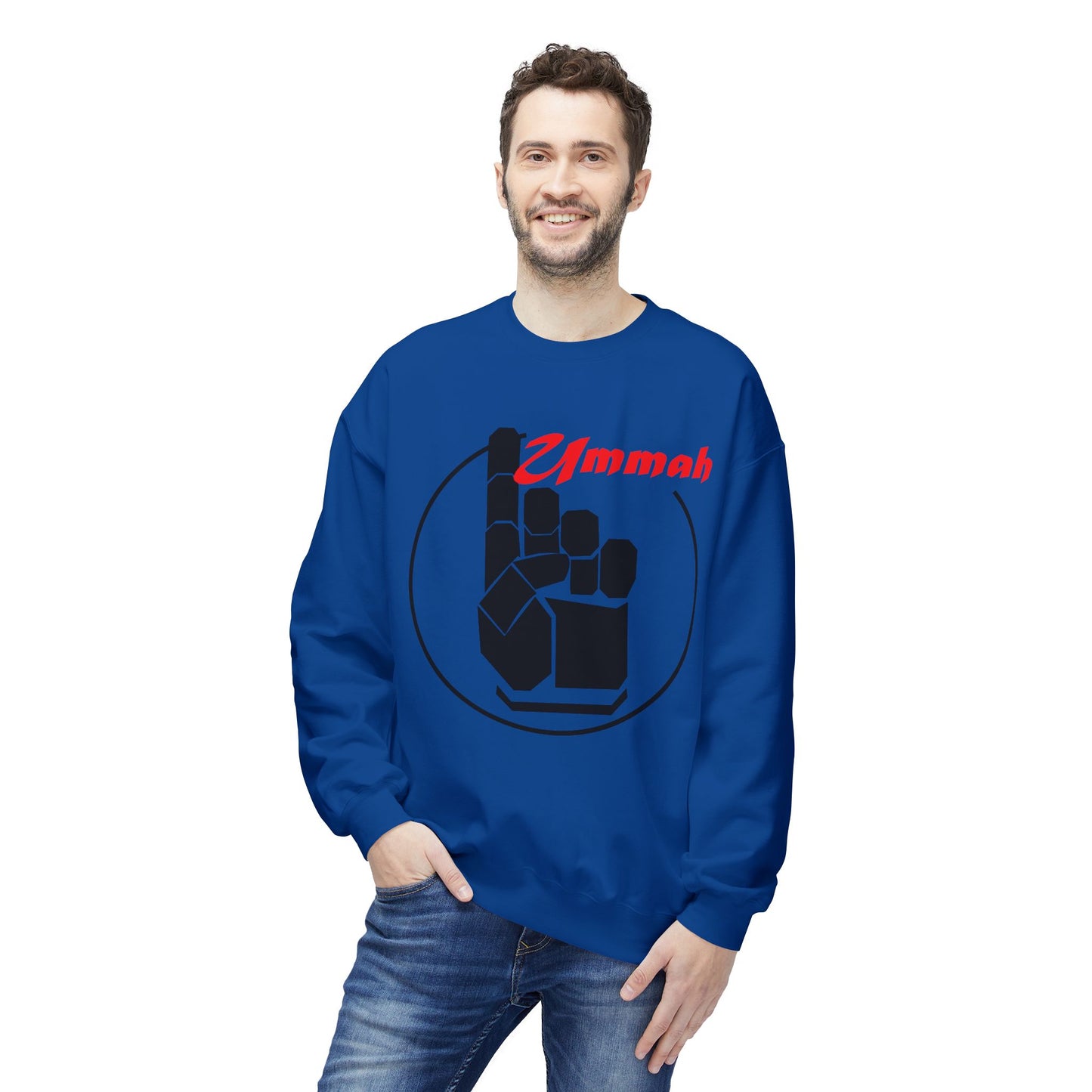 One Ummah Unisex Fleece Sweatshirt – Unity in Comfort