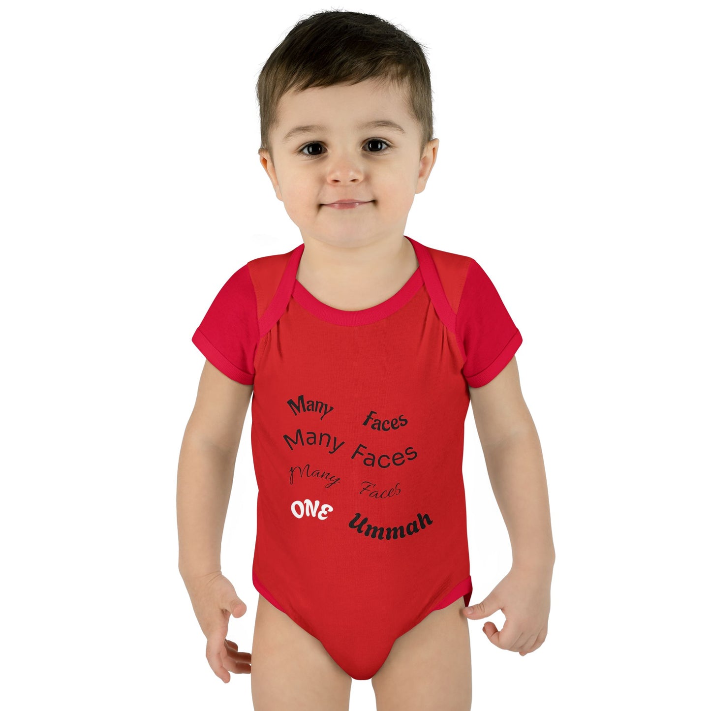 Many Faces One Ummah Infant Baby Rib Bodysuit – Joyful Comfort, United From the Start