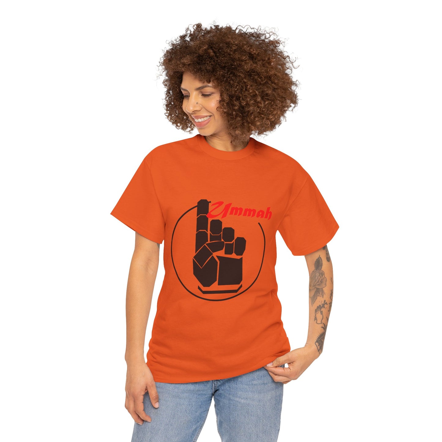 One Ummah Unisex Heavy Cotton Tee — Strength in Unity, Purpose in Design