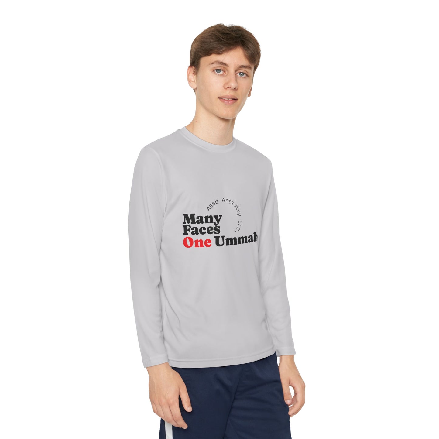 Youth Long Sleeve Competitor Tee – Strength, Unity, and Performance