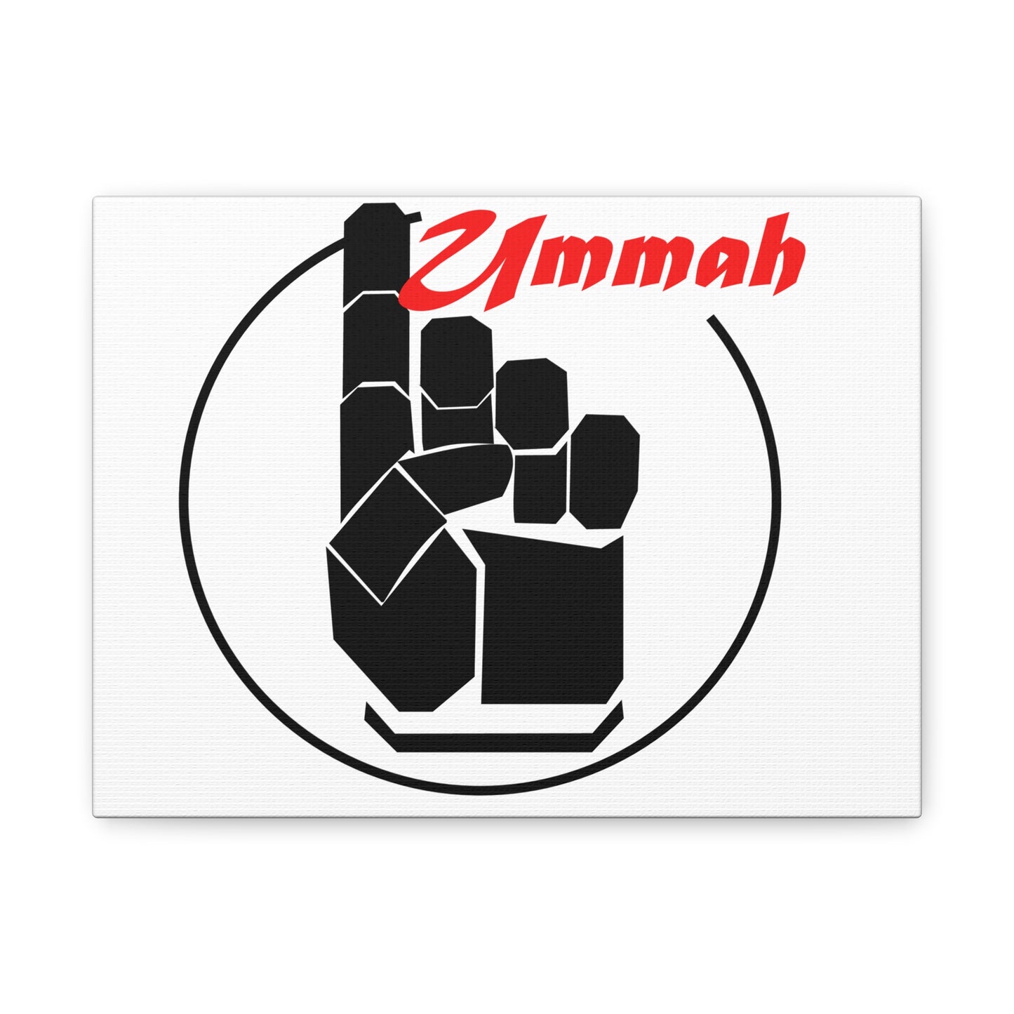 One Ummah Wall Canvas – Unity Through Faith