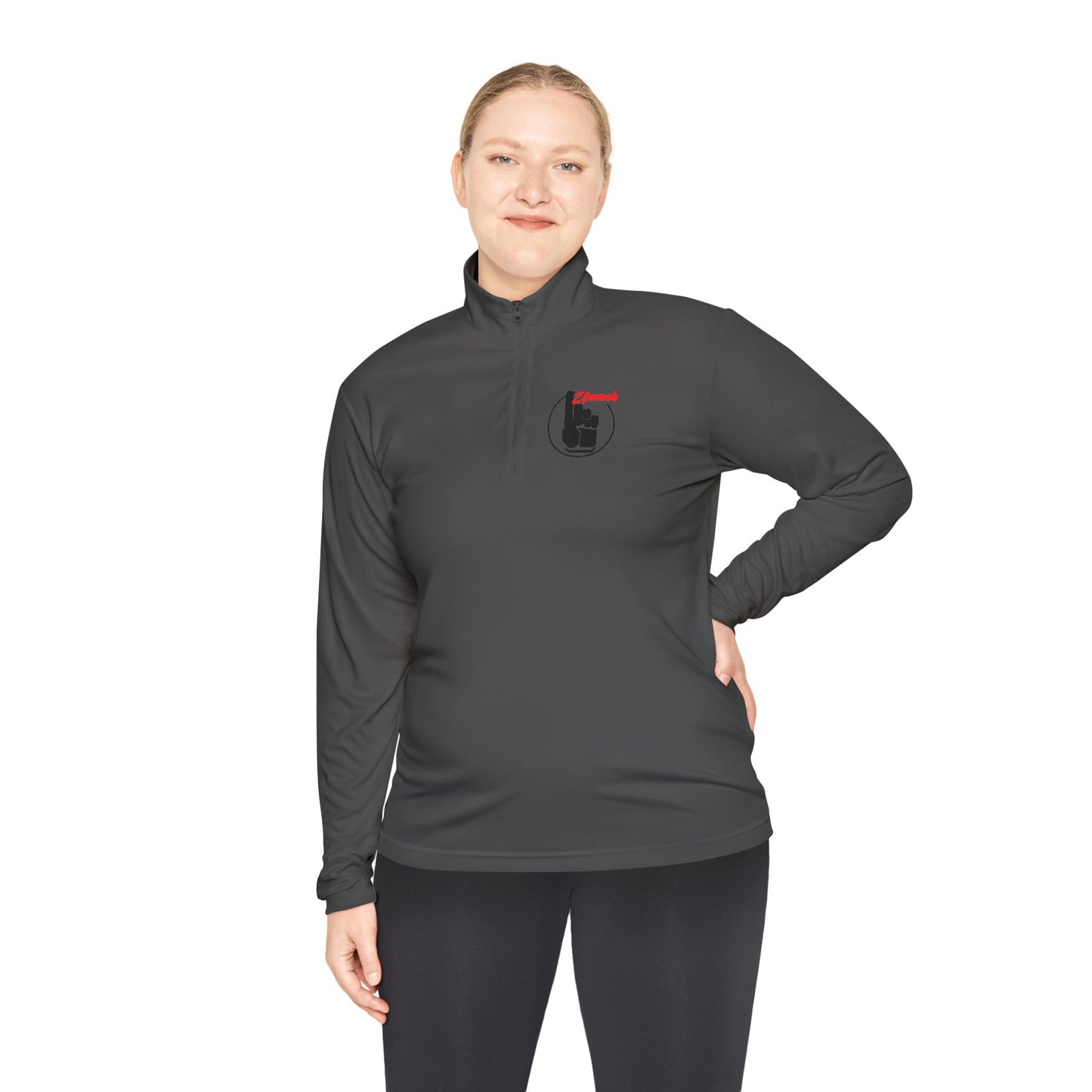One Ummah Unisex Quarter-Zip Pullover – Performance, Style, and Unity