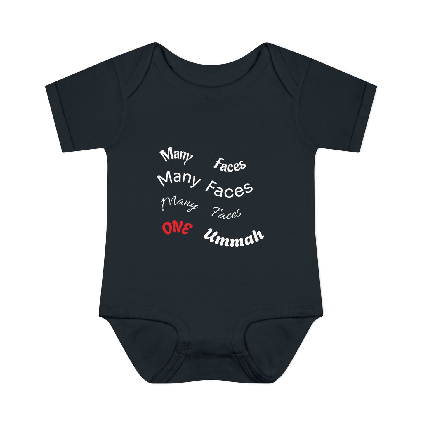 Many Faces One Ummah Infant Baby Rib Bodysuit – Joyful Comfort, United From the Start
