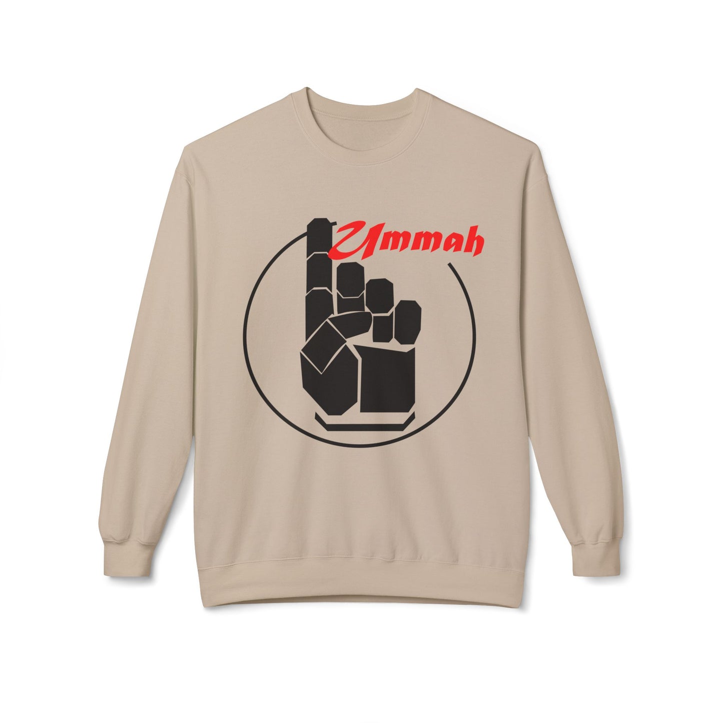 One Ummah Unisex Fleece Sweatshirt – Unity in Comfort