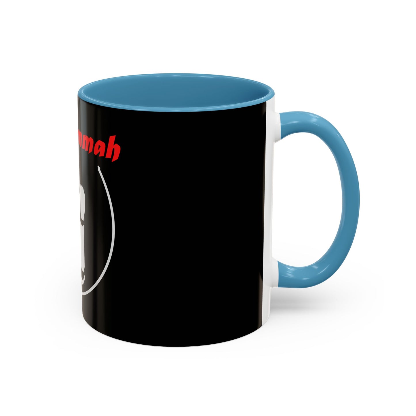 White One Ummah Logo Accent Coffee Mug