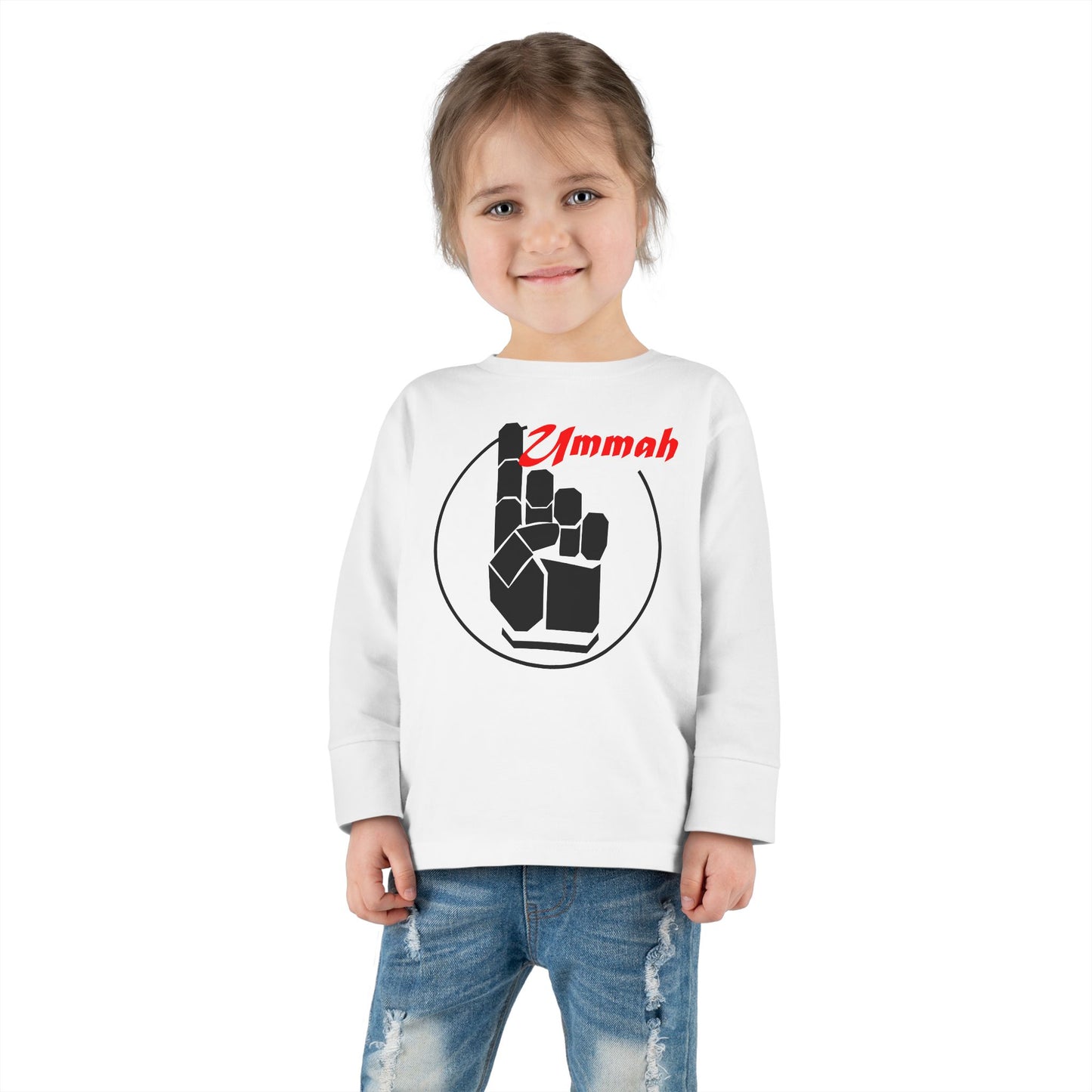 Many Faces One Ummah Toddler Long Sleeve Tee – Where Comfort Meets Community